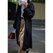 Beautiful emperors anti-wrinkle good fight style double-row buttoned with long wind coat jacket spring womens new loose temperament