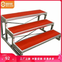 Thick-custom multi-purpose staircase pedal stand red carpet chorus stage for wedding stage performance photography H