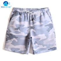 Gai Lang Xia outside wear beach pants quick-drying mens trend camouflage shorts mens summer casual loose size big pants