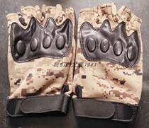 Review half-finger gloves fight boxing short finger equipment training non-slip fitness riding express gloves