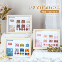 Zhuwei Nicchia Oil Gel Six Color Small Sets 2021 New Beauty Nail Store Spring Ice Overdraft Suit Nail Polish Pop