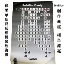 Lulai rollei camera family poster painting Yearbook 1925-1996 120 Rolley camera collectibles