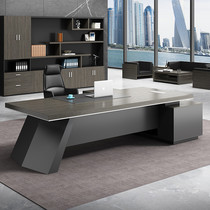 Brief Modern Boss Desk Chairman Big Bandae Single President Table Manager Table & Chairs Combined Office Furniture