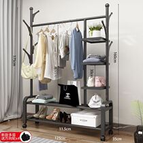 Wardrobe simple cloth wardrobe open door type steel pipe thickened rental room with iron frame simple fabric hanging wardrobe home