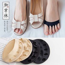 Five Finger Socks Front Palm Half Sole Toe Socks High Heel Sandals Socks Women Summer Sweating Thin and Invisible Socks Bottom