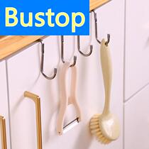 Stainless Steel S Type Door Rear Hook Bathroom Kitchen S Shaped Cabinet Door Double S Hook Door Rear Hook Door Rear Hook Versatile