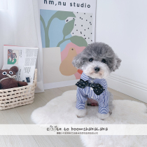 Popular Schnauzer summer basic shirt love Teddy bear Shunsuke dog cat clothes