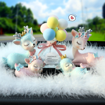 All the way to the safe deer car center console decoration high-end creative car cute men and women in the car accessories