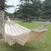 Prevention Side Flip Double Outdoor Hammock Camping Indoor Leisure Hammock for exotic Wind flow Su Bend Rod Camping Hammock