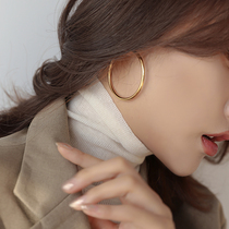 2021 New Tide Circle Large Circle Earrings Advanced Earrings Korean Temperament Net Red Earrings Earrings Earrings Female