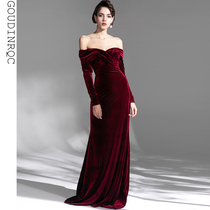 GOUDINRQC classical youth G end minimalist temperament simple but not simple temperament elegant bride toast