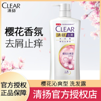 Qingyang shampoo dew cherry blossom Qinshuang anti-dandruff anti-itching and oil-control shampoo for men and women flagship store official website