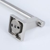 Towel bar 304 stainless steel brushed towel rack Single rod bath towel rack Bathroom storage rack