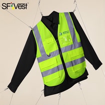 SFVest (tough wear) project construction reflective vest construction site safety vest traffic reflective clothing