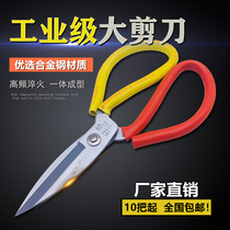 Wangji Industrial Class Kitchen Home Leather Scissors Civilian Tailor Cut Sewing Big Head Cut Scissors Oil Saw Knife Cut