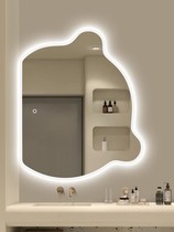 New new irregular bathroom mirror LE luminous creative applier wall dresser wall-mounted intelligent mirror bathroom mirror small
