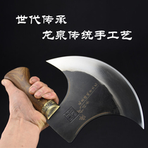 Longquan home handmade kitchen knife axe chop chop Slash chop Slash Butcher special thickening