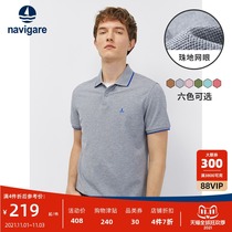 Navigare Italian Sailboat Paul polo shirt half sleeve mens 2021 new cotton lapel short sleeve t-shirt