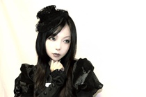 * ririkadeath * hat hairclip 04 lace headdress hat show cross Goth lolita Dark