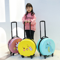  Childrens suitcase small 18-inch men and women baby cartoon suitcase universal wheel boarding trolley box custom logo