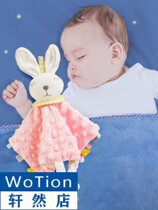 Soothing towel Baby Entrance Doll 0-1-year-old baby coaxing to sleep Divine Sleep Plush Hand Puppet Appeasement Toy