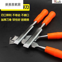 Woodworking chisel carpentry chisel Special Steel woodworking tool book wooden handle steel chisel Carpenter flat chisel flat chisel flat chisel flat chisel