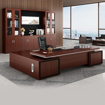 Office boss desk and chair combination class desk president director desk simple modern office chairman furniture atmosphere