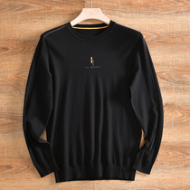 (Cabinet 299 High Elasticity and Comfortable Foreign Trade Cut Tail Goods) Autumn and Winter Mens Round Neck Casual Knitted Sweater