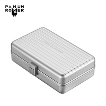 Kumai provo aluminum magnesium alloy cedar wood cigar box metal cigarette case storage box sealed portable smoking set