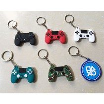 PVC soft glue mini game handle keychain PS4 PS5 game console backpack pendant key chain