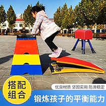 Kindergarten middle school students vaulting stroller jumping box track and field training props childrens pommel horse jumping goat spring springboard