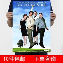 Under six feet in the fourth season Peter Klaus Kraft paper propaganda pictorial decorative painting 1