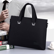 polo2021 new mens bag Hand bag canvas conference bag business Oxford cloth briefcase mens leisure office bag
