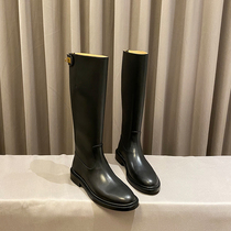 Mr. Sheng ~ kelly boots female knight boots back zipper boots but knee boots thin 2021 New