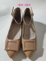 Come to the picture customized leather disabled high and low correction long and short leg shoes single foot inside and outside the pointed