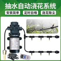 Water pump automatic flower watering device cooling spray watering Atomization Nozzle copper micro spray spray timing water pipe spray system