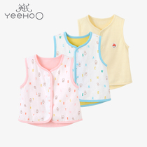 Inns male and female baby spring autumn vests waistcoat Childrens home Two floors thin waistcoat waistcoat YLPAJ01007A