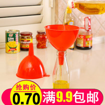 Household kitchen funnel plastic large-caliber jug small funnel oil pot liquid refueling dispensing tool oil leak