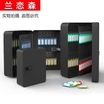 Storage box wall-mounted key cabinet box cabinet outside stainless steel anti-theft intermediary lock key padlock decoration key