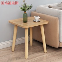 Small tea table side several sides a few side cabinets sofa side table solid wood corner minimalist around square bedroom bed head cabinet small square table