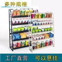 Supermarket convenience store front display stand acrylic small shop cashier counter counter top shelf chewing gum pharmacy combination points