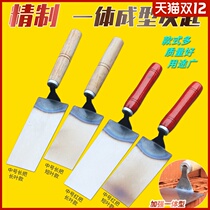 Forged conjoined trowel one gray spoon masonry dish knife brickbed padded plate tile trowel clay plate