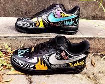 (Customized appreciation)AF1 sneakers custom EDC street joint graffiti DIY graffiti hand-painted basketball shoes