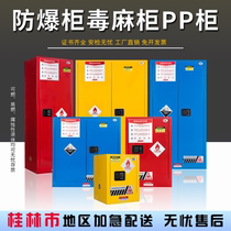 Guilin alcohol storage cabinet Chemical storage cabinet Flammable and explosive box Fire safety cabinet Hazardous chemicals explosion-proof cabinet