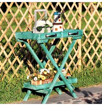 American Nordic countryside pastoral ins Mori vintage solid wood do old pallet flower stand balcony garden