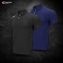  Sports polo shirt mens summer thin short-sleeved lapel shirt breathable casual t-shirt CG Saike custom football training suit