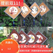 Kindergarten school ring decoration decoration hanging Chinese style Creative spring summer autumn and winter plum orchid bamboo ornaments