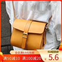 Carpenter slanted satchel version drawing paper lattice handmade DIY leather with single shoulder bag to make picture typo design template