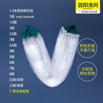 Siyang Fishing Nets Stick Mesh Silk Screen Triple Sink Mesh Single Layer Floating Nets White Bars Nets Hanging Carp Nets Crucian Carp Silver Carp Stained Net