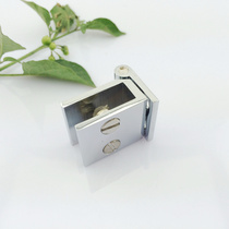 Open-hole glass hinge copper glass cabinet door hinge glass hinge wine cabinet hinge glass cabinet door hinge